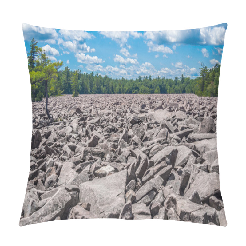 Personality  Boulder Field In Hickory Run State Park Pillow Covers