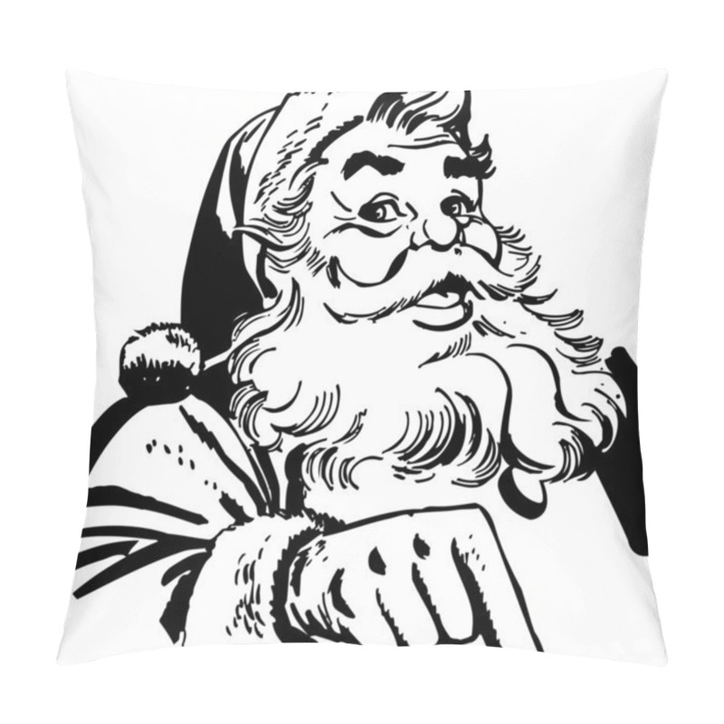 Personality  Santa Claus Pointing Pillow Covers