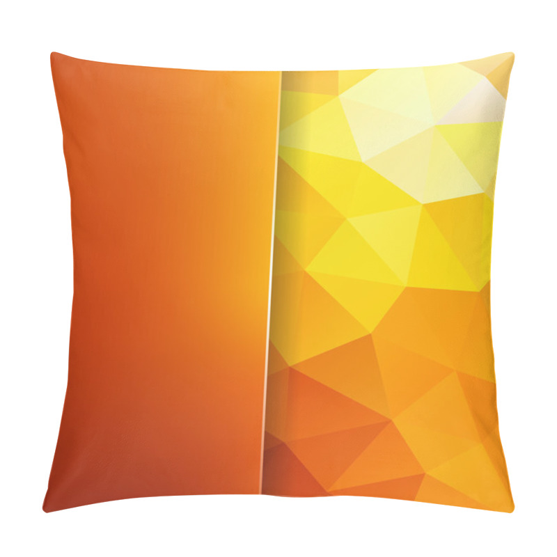 Personality  Triangles Abstract Geometric With Matt Background Pillow Covers