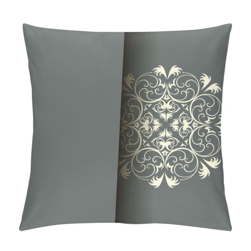 Personality   Abstract Greeting Card, Background With Flowers And Decorative Leaves. For Gifts, Decoration And Invitations For Your Design. With A Place For You Inscription. Pillow Covers