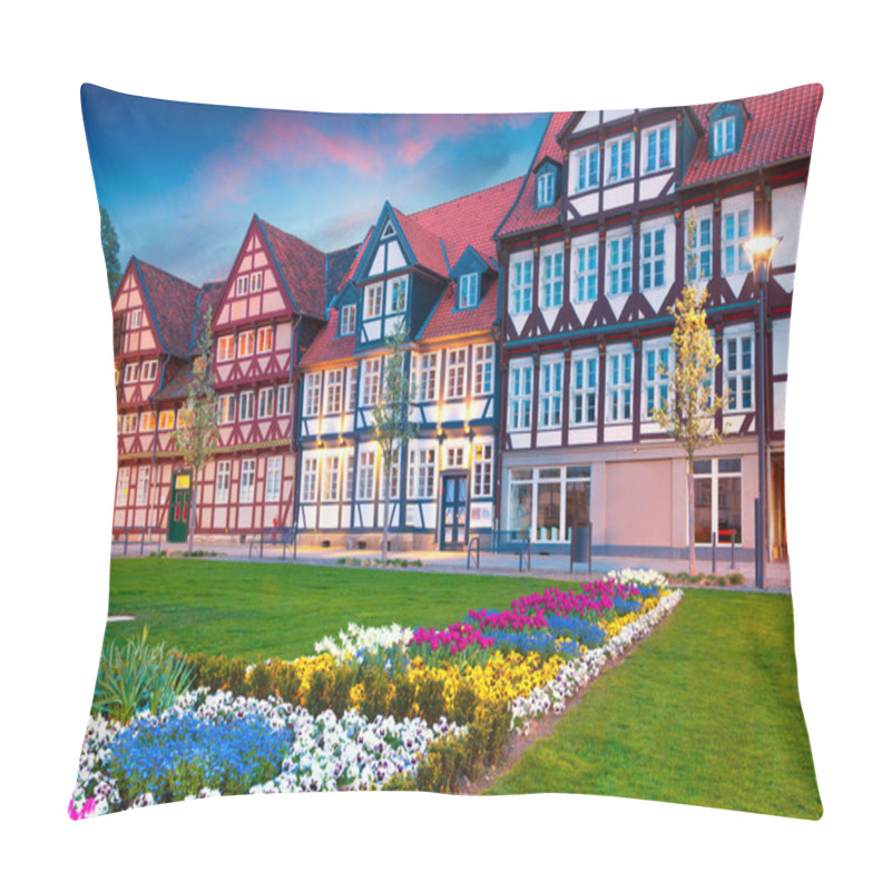 Personality  Sunset In The Wolfenbuttel Village Pillow Covers