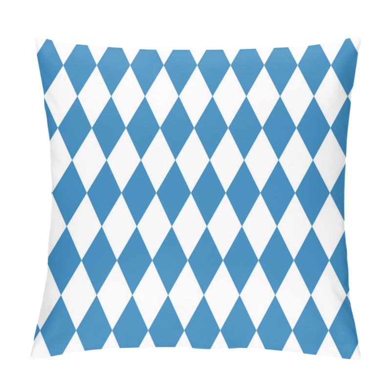 Personality  Background With Blue Rhombus Pillow Covers