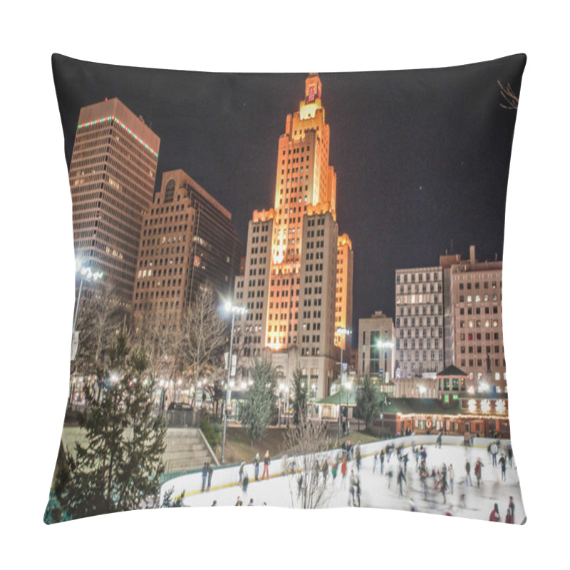 Personality  Evening At Providence During Holiday Season Pillow Covers