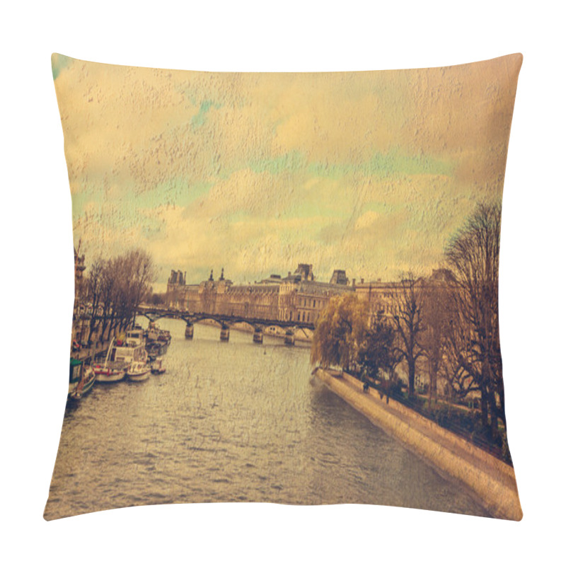 Personality  Seine River In Paris Pillow Covers