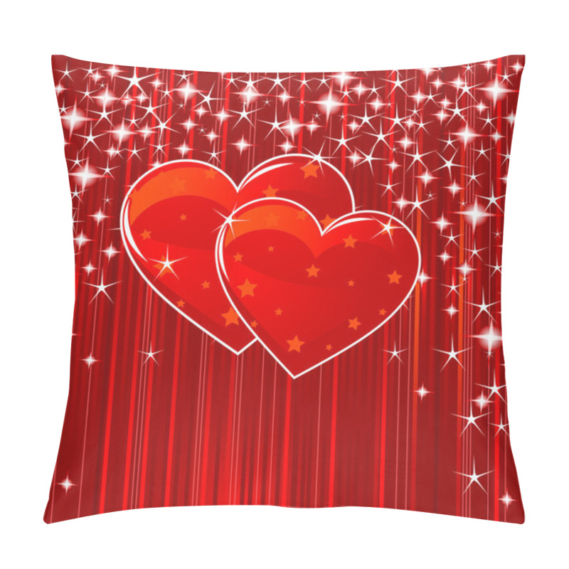 Personality  Hearts, Stars And Stripes Pillow Covers