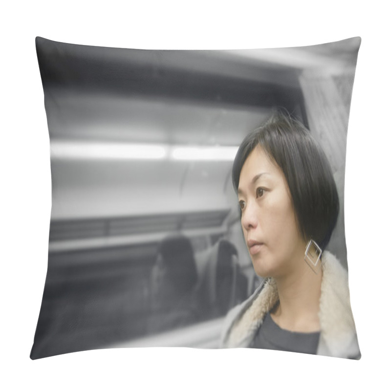 Personality  Mature Asian Woman Pillow Covers