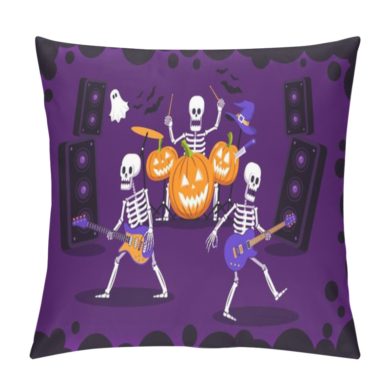 Personality  Halloween Rock Party Pillow Covers