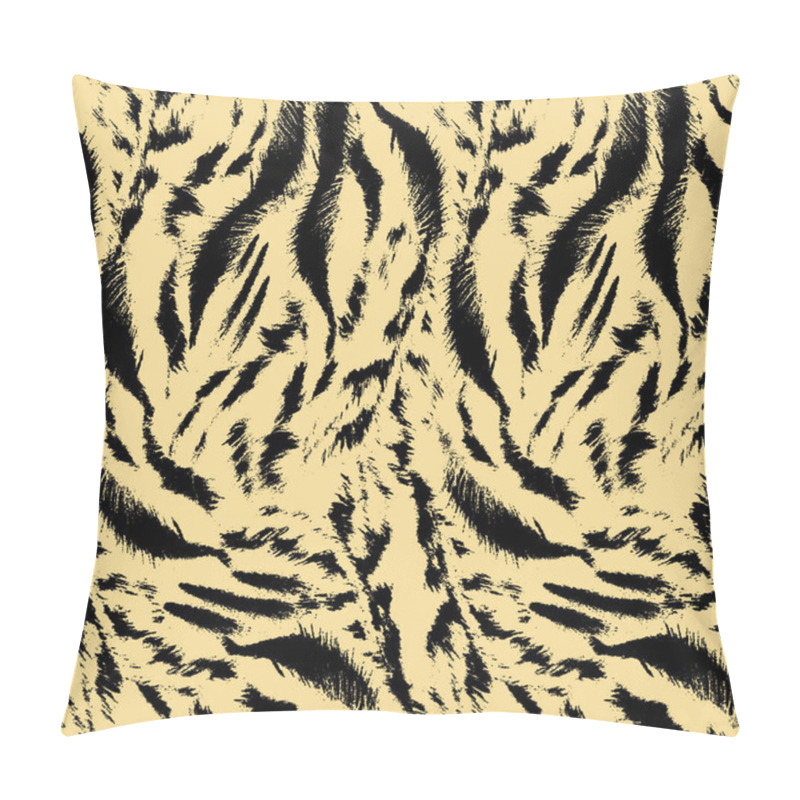 Personality  Tiger Skin Pattern, Fashionable Seamless Print. Fashion And Stylish Light Background. Ready For Textile Prints. Pillow Covers