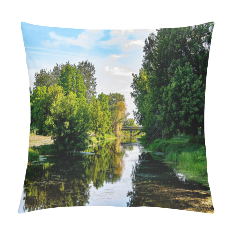 Personality  River And Summer Landscapes. Rural Views. Pillow Covers