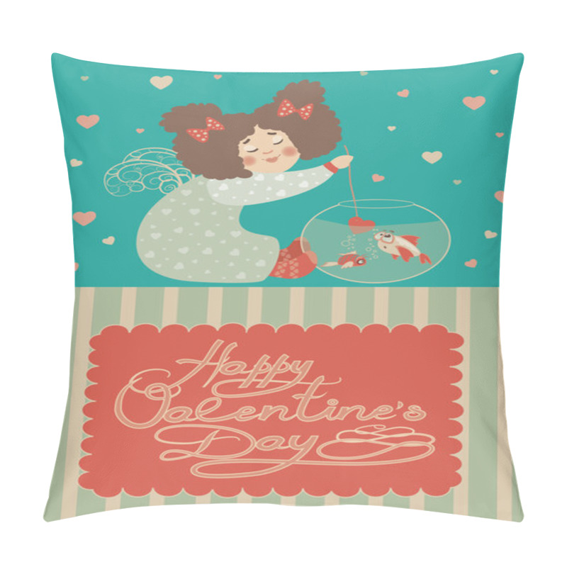 Personality  Little Angel Are Fishing Pillow Covers