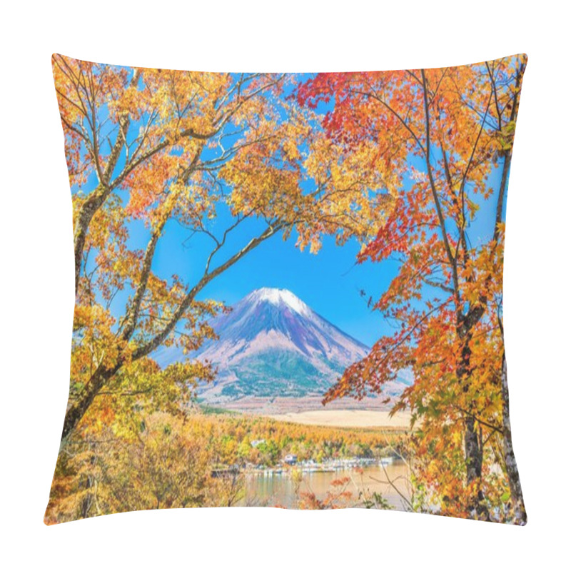 Personality  Mt. Fuji In Autumn Pillow Covers