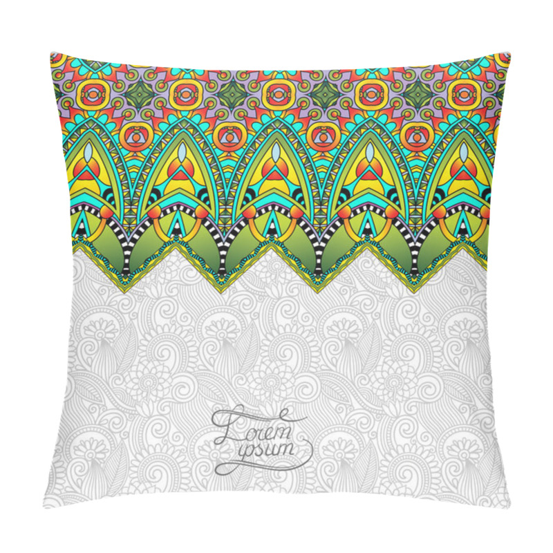 Personality  Moroccan Template With Place For Your Text Pillow Covers