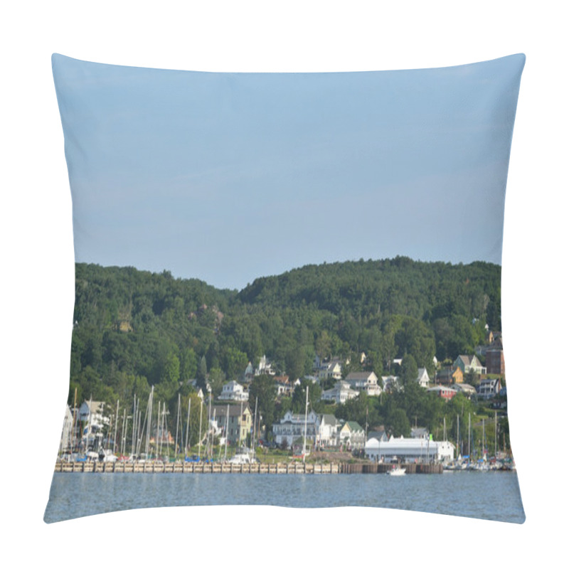 Personality  Bayfield, Wisconsin On Lake Superior Pillow Covers