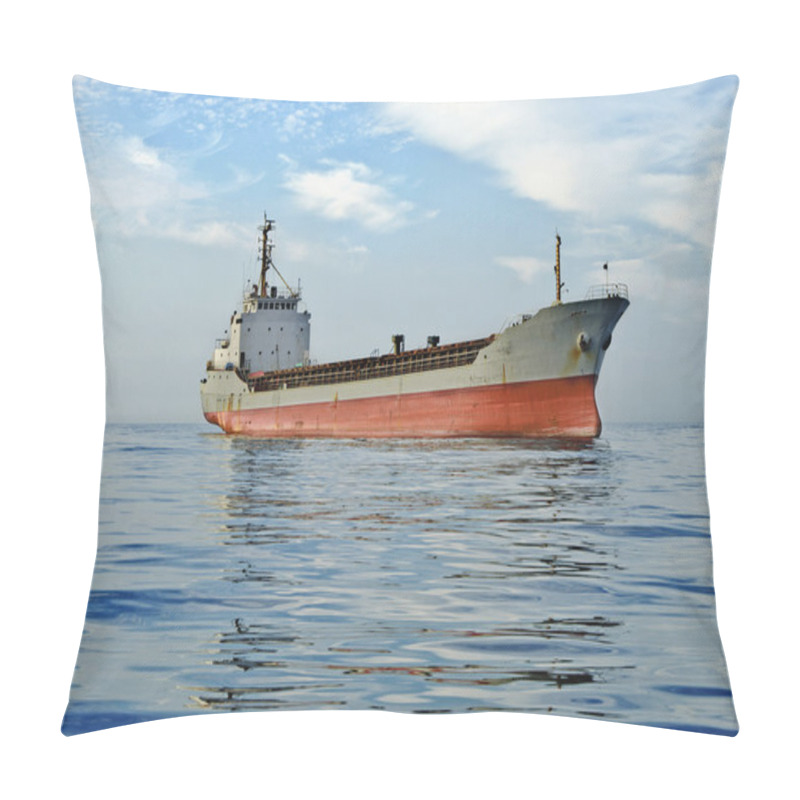 Personality  Cargo Ship At Sea Pillow Covers