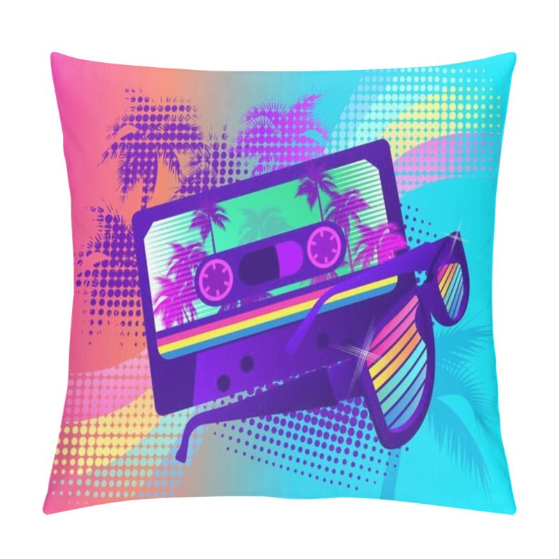 Personality  Retro Party Wave Pillow Covers