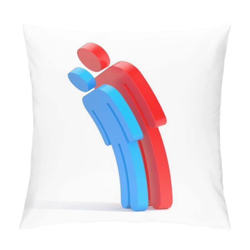 Personality  Boss And Subordinate Or Strong And Weak Pillow Covers