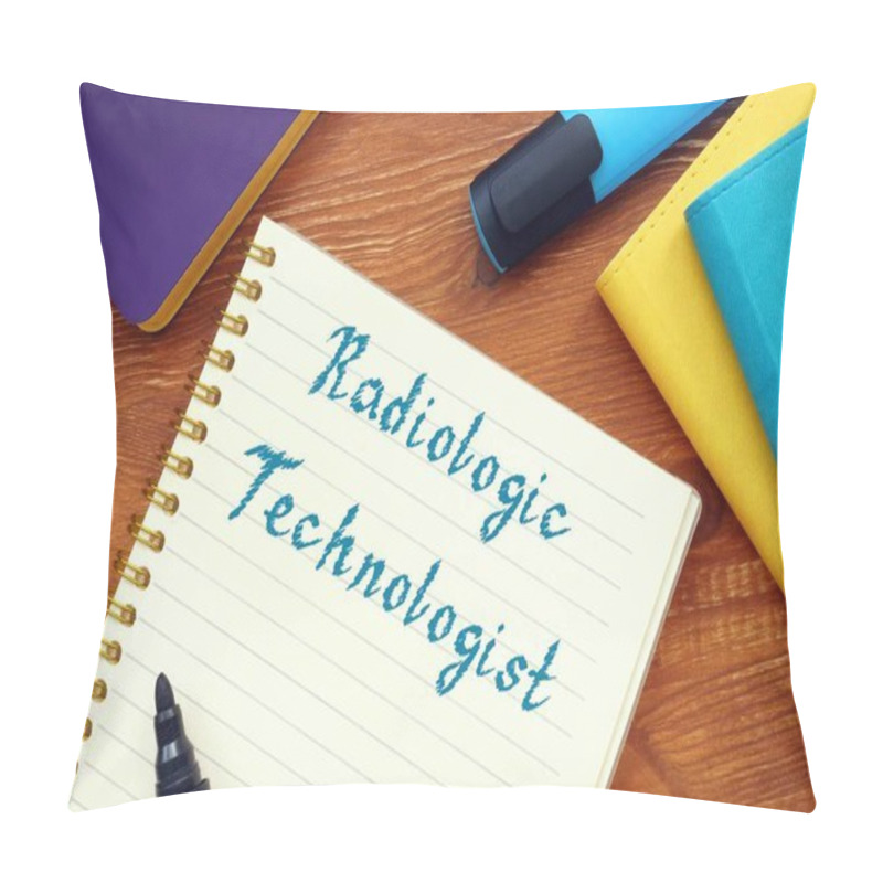 Personality  Radiologic Technologist Inscription On The Piece Of Paper. Pillow Covers