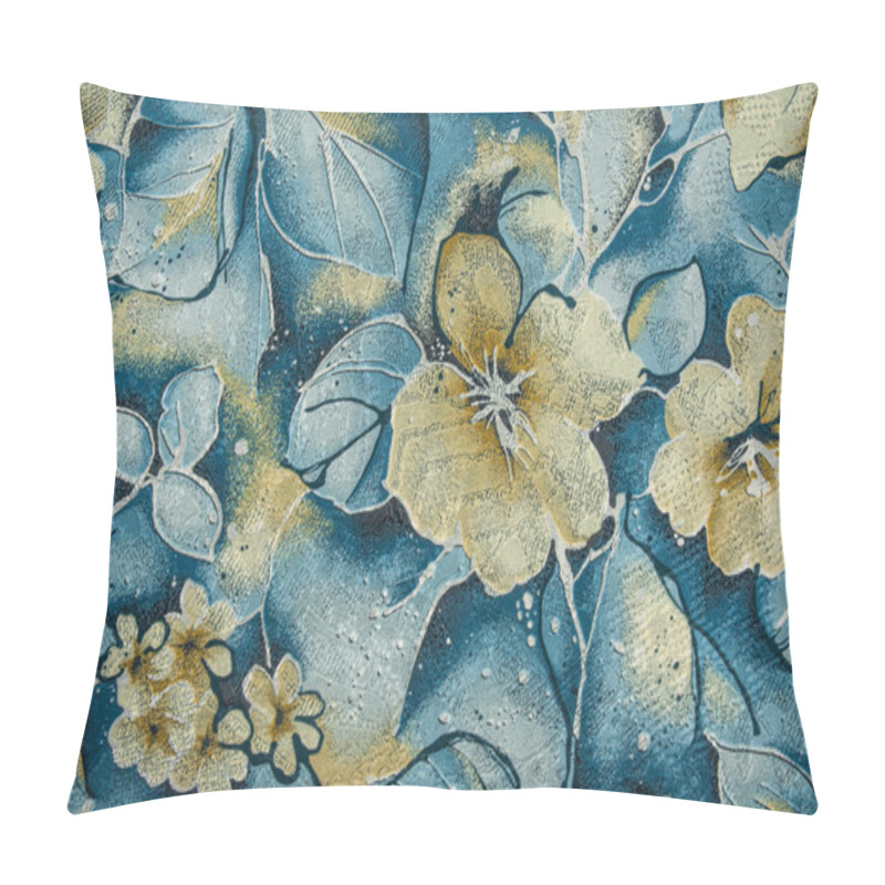 Personality  A Fabric Flowers As A Background Image. Pillow Covers