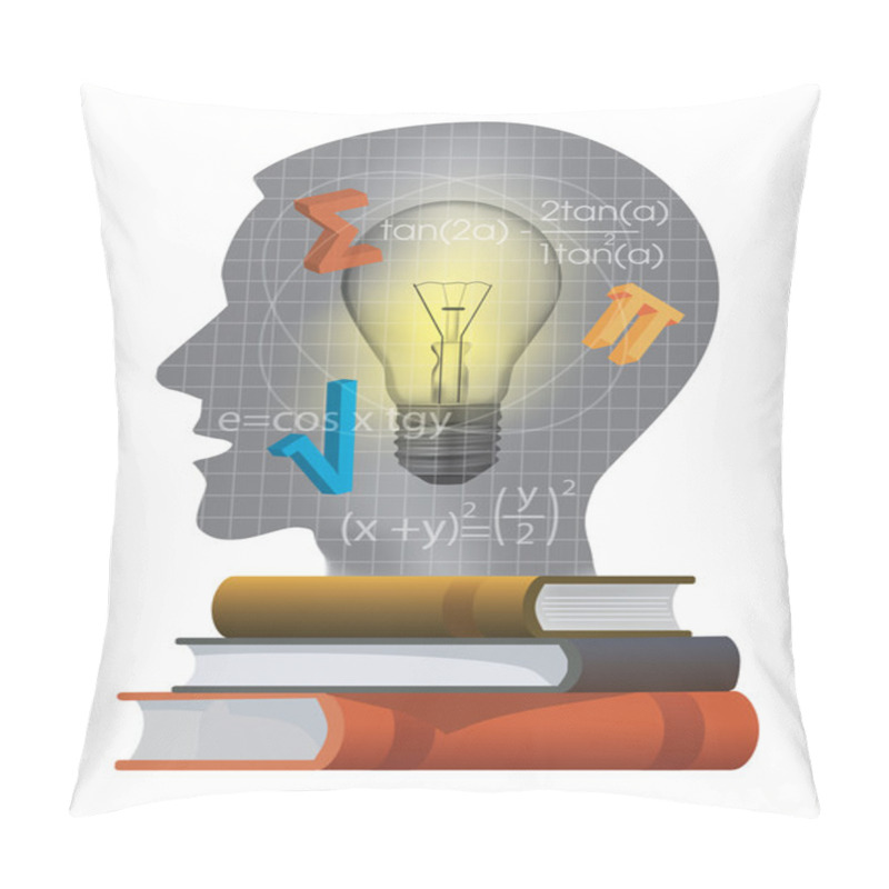 Personality  Symbol Study Of Mathematics. Pillow Covers