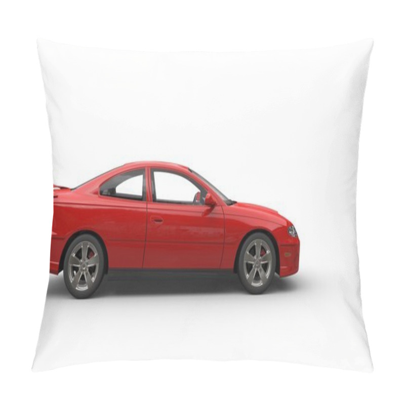 Personality  Red Sports Car - Side View Pillow Covers