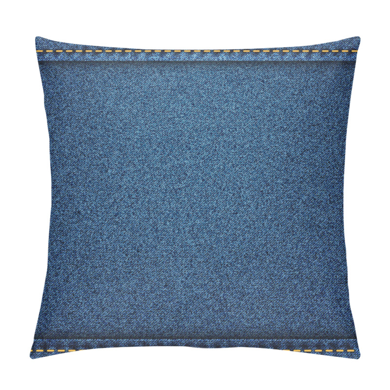 Personality  Blue Denim Texture Pillow Covers