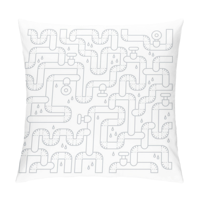 Personality  Bad Plumbing. Pipe Leakage. Pillow Covers