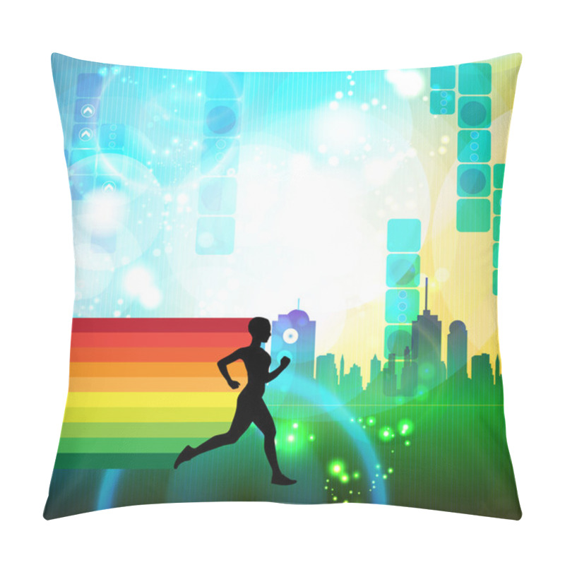 Personality  Sport Illustration Pillow Covers