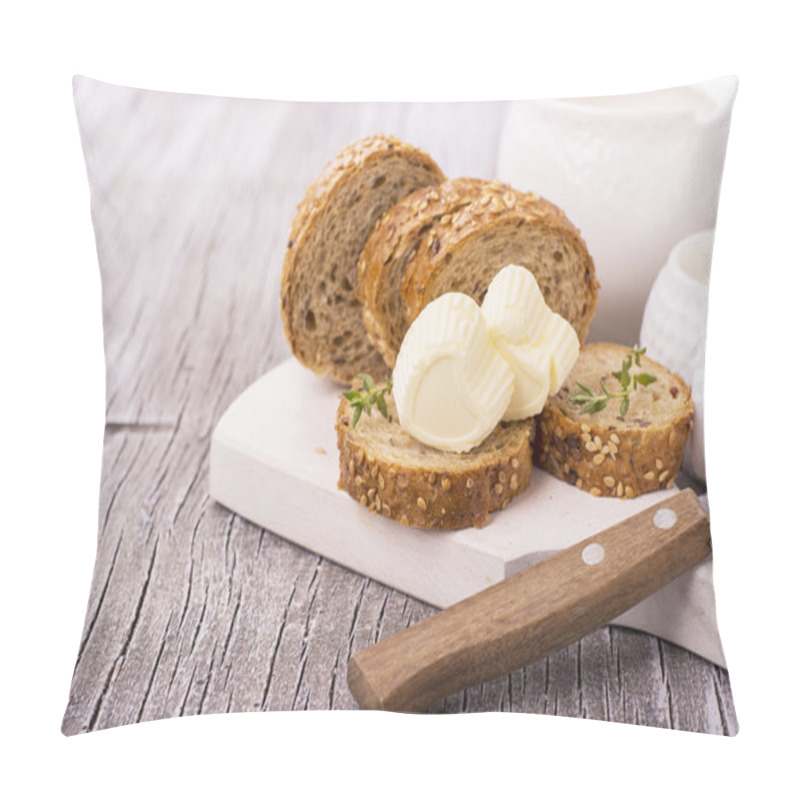 Personality  Two Pieces Of Butter In The Form Hearts Pillow Covers