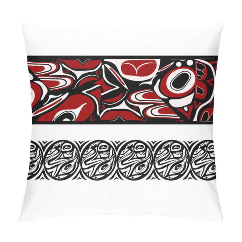 Personality  Abstract Background Native North American Set Pillow Covers