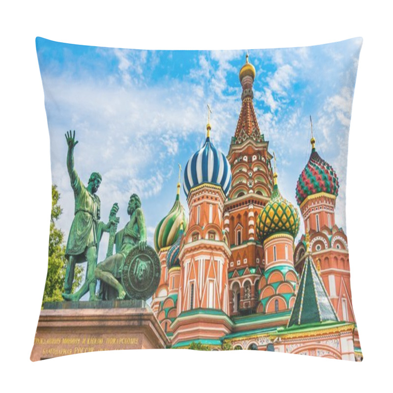 Personality  St. Basils Cathedral On Red Square In Moscow, Russia Pillow Covers