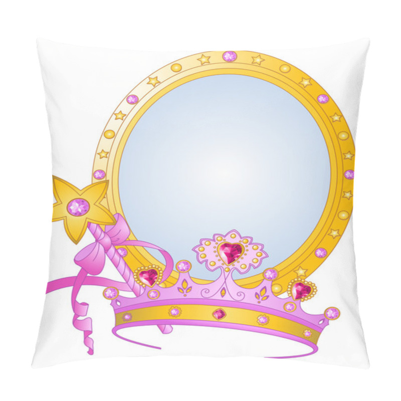 Personality  Magic Wand And Mirror For True Princess Pillow Covers