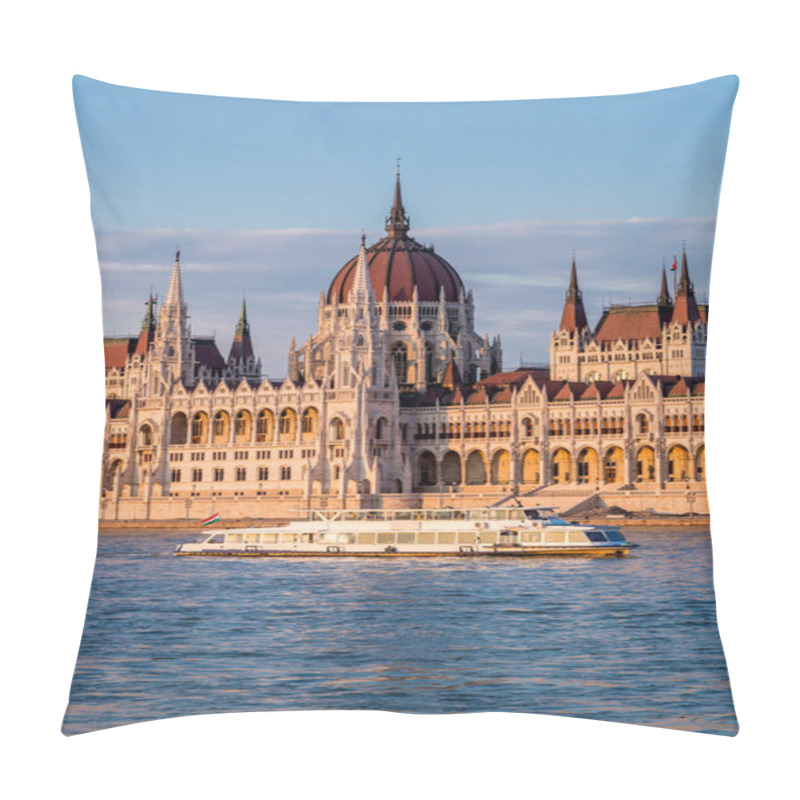 Personality  Building Of The Parliament In Budapest Pillow Covers