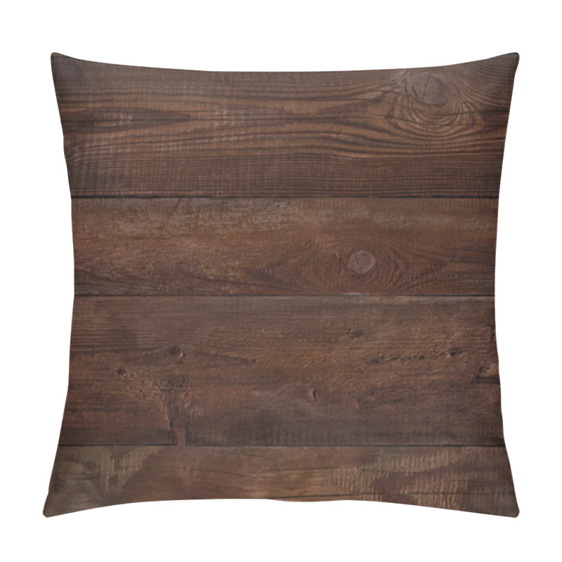 Personality  Wood Texture Plank Grain Background, Wooden Desk Table Or Floor, Old Striped Timber Board Pillow Covers