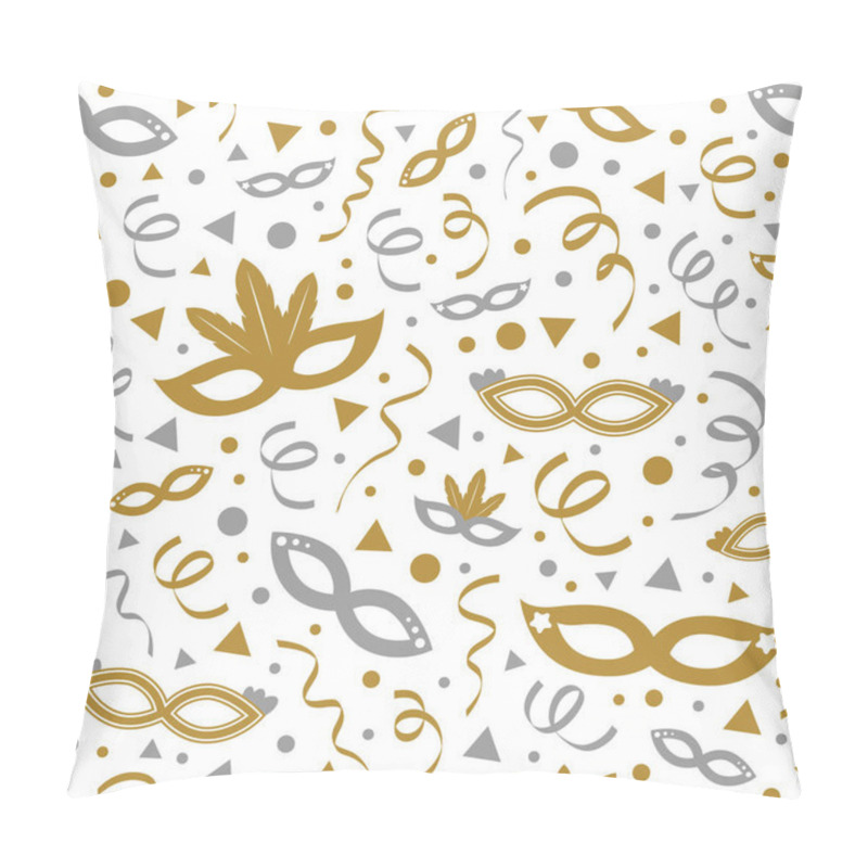 Personality  Carnival Party - Concept Of Seamless Pattern. Vector Pillow Covers