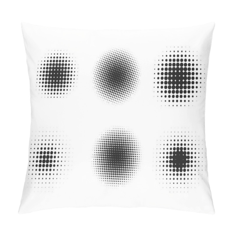 Personality  Abstract Halftone Background.Business Presentation Concept. Pillow Covers