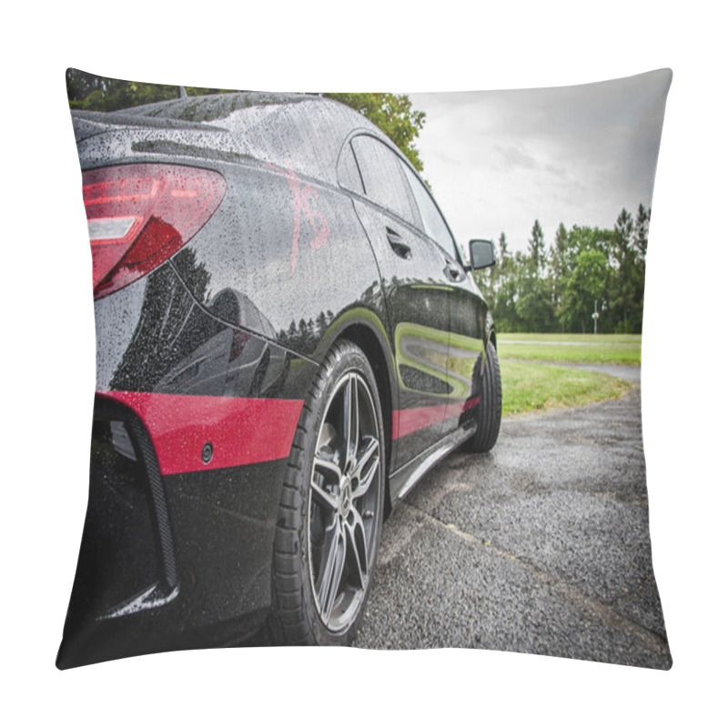 Personality  Closeup Of Mercedes Benz CLA Pillow Covers