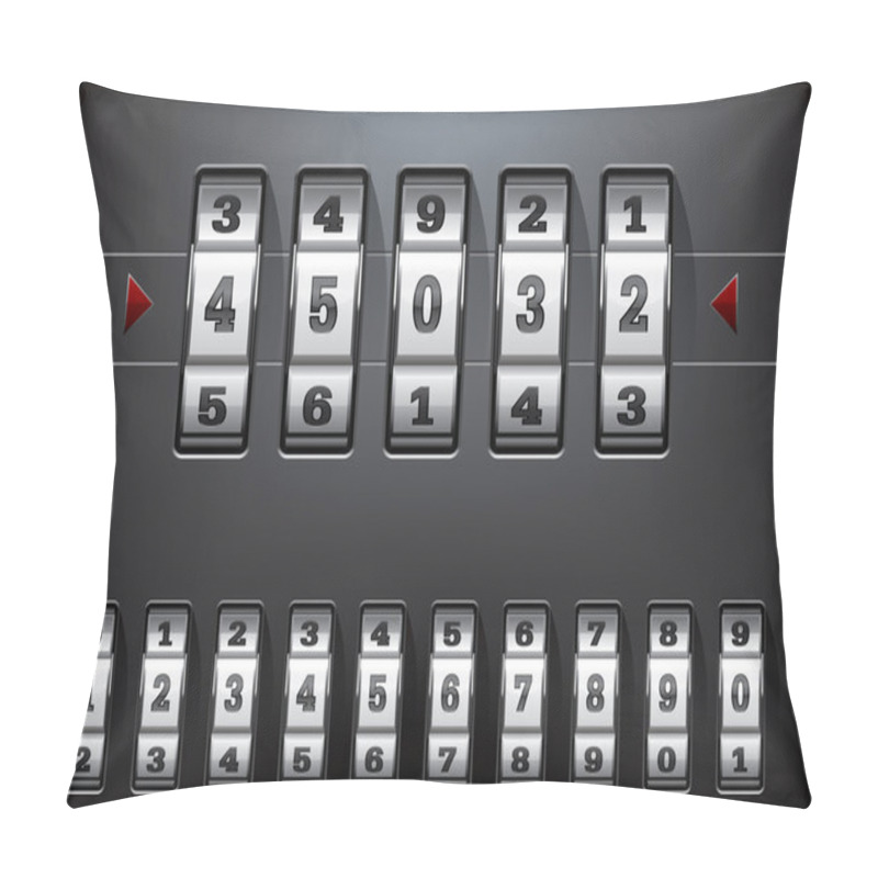 Personality  Combination Lock Pillow Covers