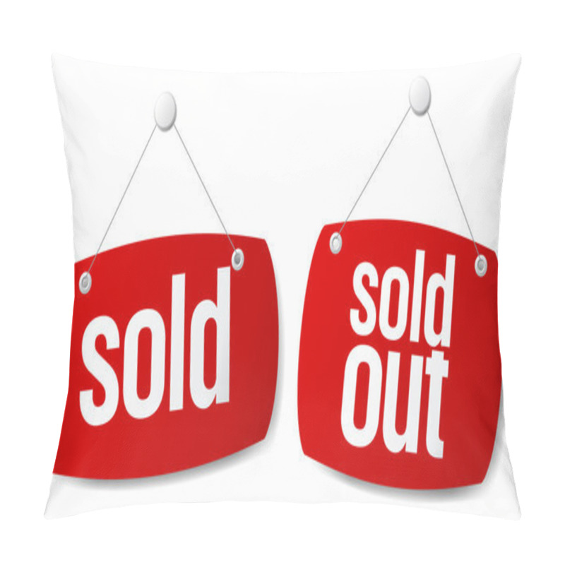 Personality  Sold Signs Pillow Covers