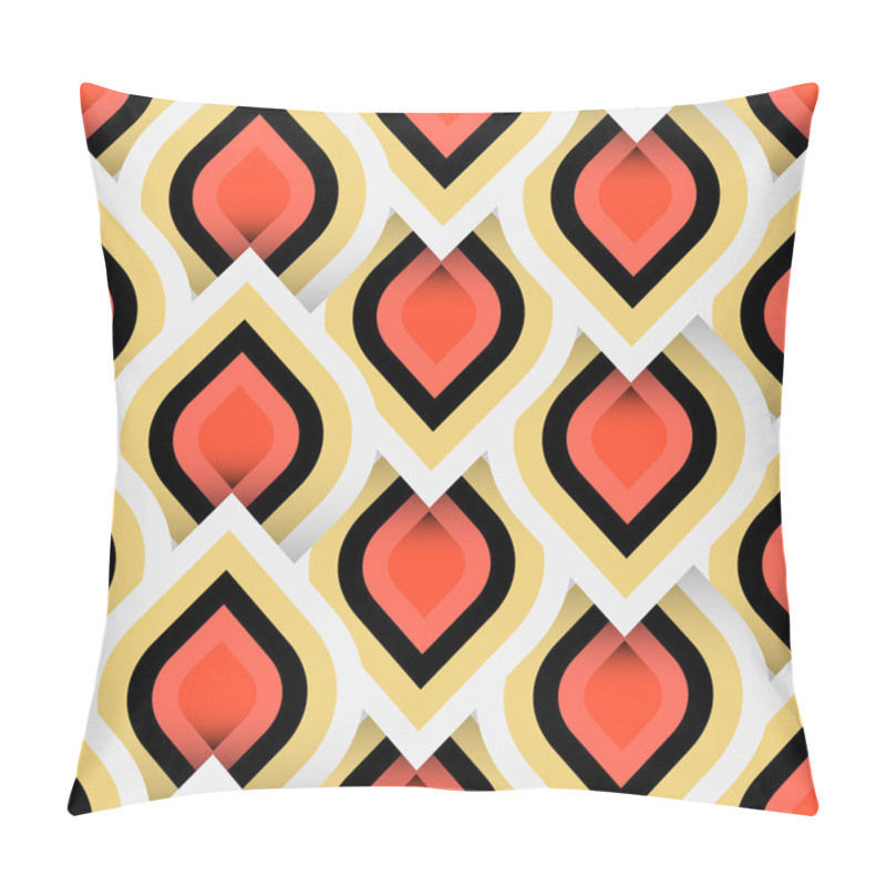 Personality  Arabic Ornament With Abstract Leaves Pillow Covers