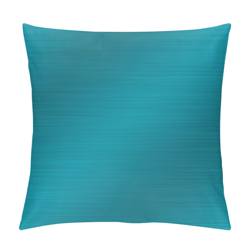 Personality  Teal Anodized Aluminum Brushed Metal Seamless Texture Tile Pillow Covers