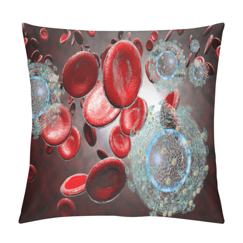 Personality  Aids HIV Virus Pillow Covers