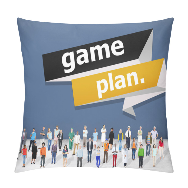 Personality  Diversity People Standing Together Pillow Covers