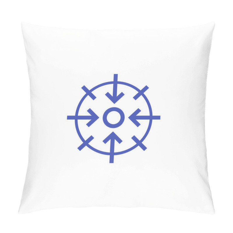 Personality  Specific Focus Vector Icon Pillow Covers