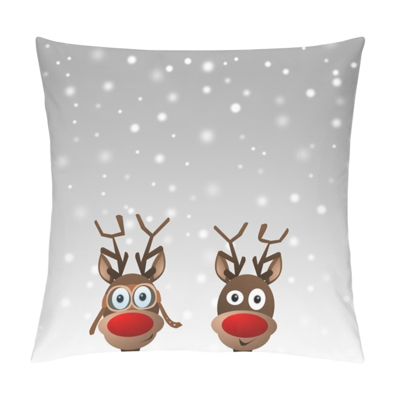 Personality  Team Red Nose Pillow Covers