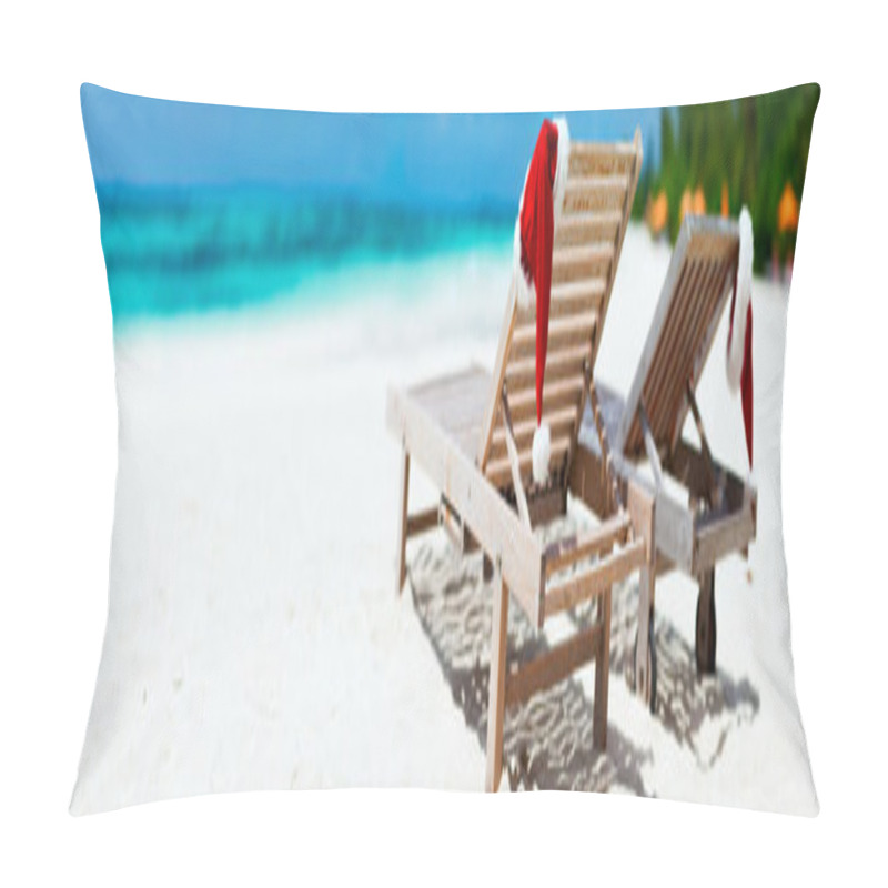 Personality  Christmas Beach Vacation Pillow Covers