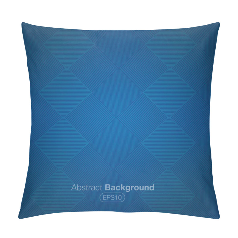 Personality  Blue Tiles Texture Background Pillow Covers