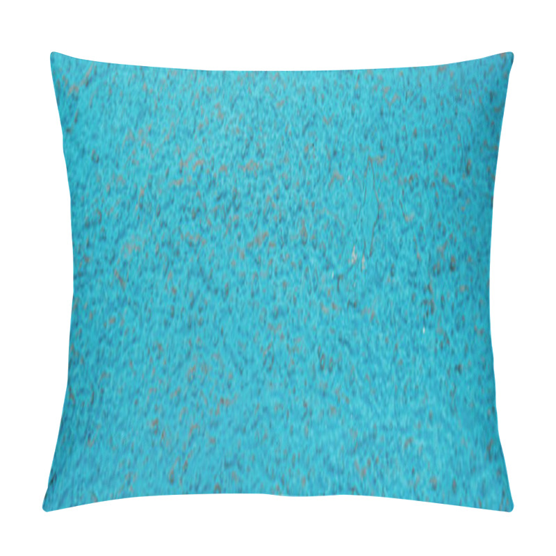 Personality  Background With Blue, Grungy Texture, Top View, Banner Pillow Covers