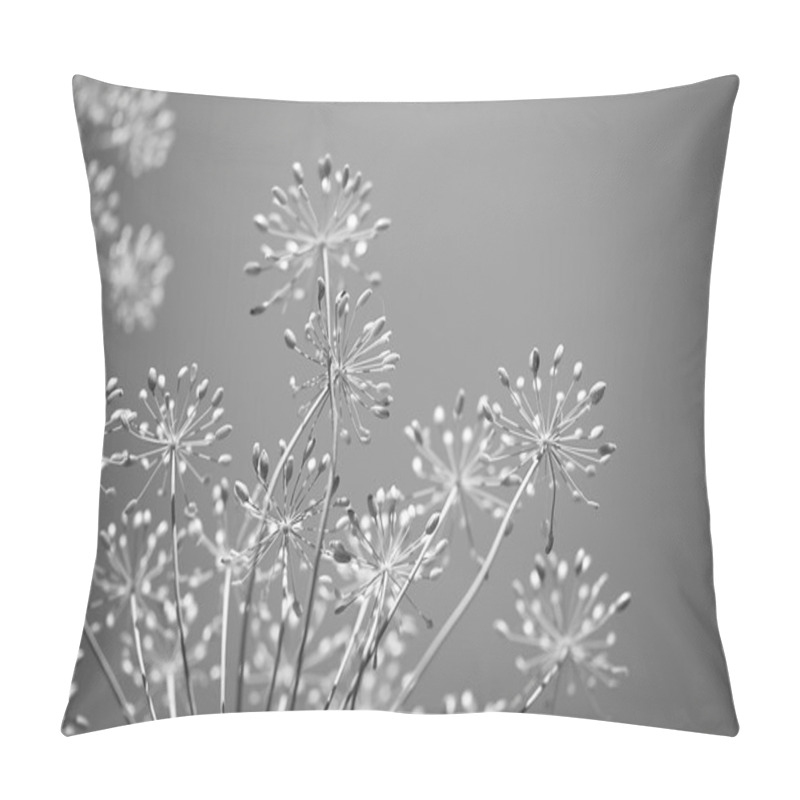 Personality  Spring Floral Background Monochrome Pillow Covers