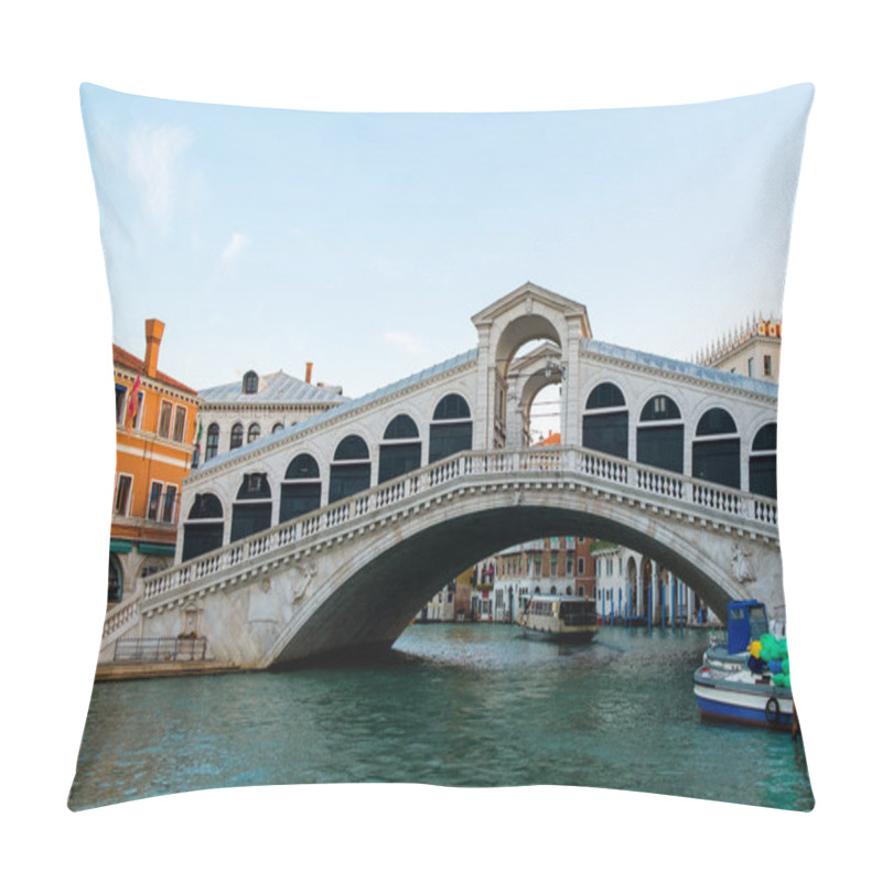 Personality  The Grand Canal And Rialto Bridge, Venice Pillow Covers