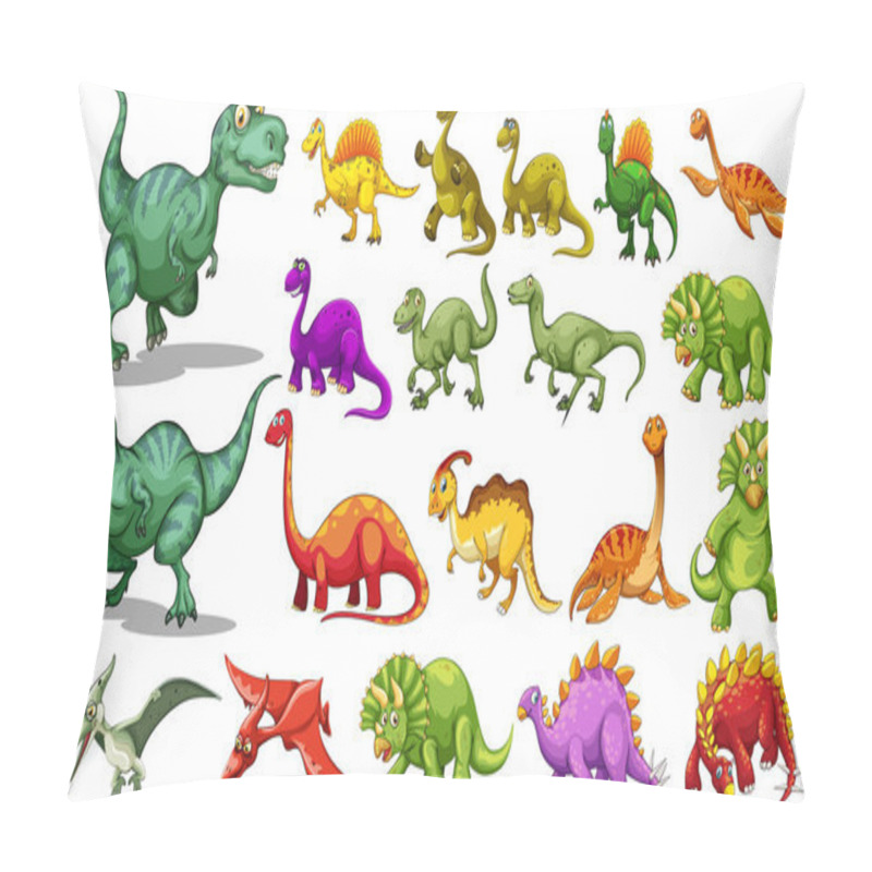 Personality  Different Kind Of Dinosaurs Pillow Covers